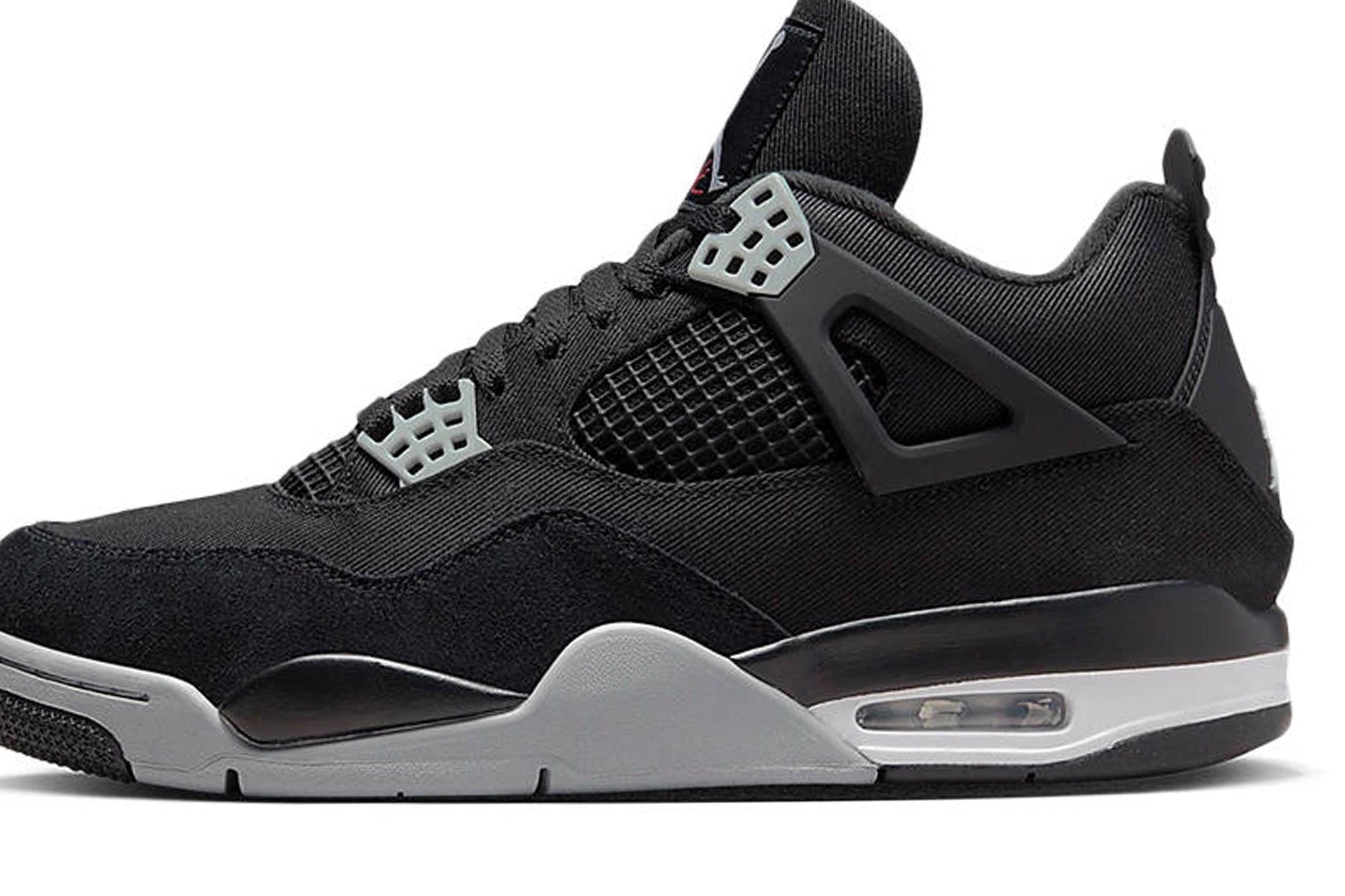 SE Black Canvas Retro Jordan Air 4 0812